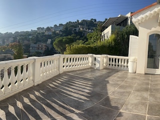 Terrasse auf der ersten Etage