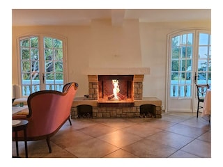 Kamin im Wohnzimmer