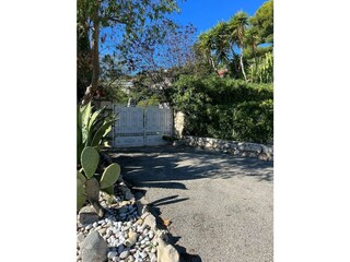 Gate and drive from outside
