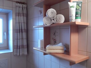 Teilansicht Duschbad, Fewo II