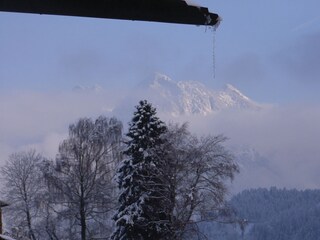 Blick vom Haus, Winterstimmung