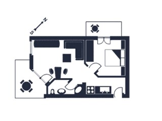 Vakantieappartement Riezlern Grondplan 5
