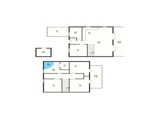 Maison de vacances Gjern Plan d'étage 22