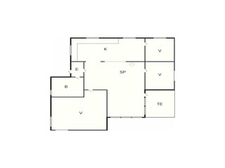 Maison de vacances Vaeggerløse Plan d'étage 52