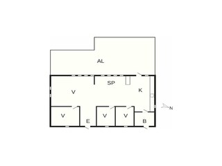 Vakantiehuis Hunnebostrand Grondplan 49