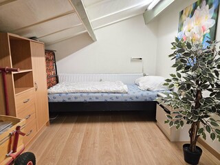 Dachboden mit bett