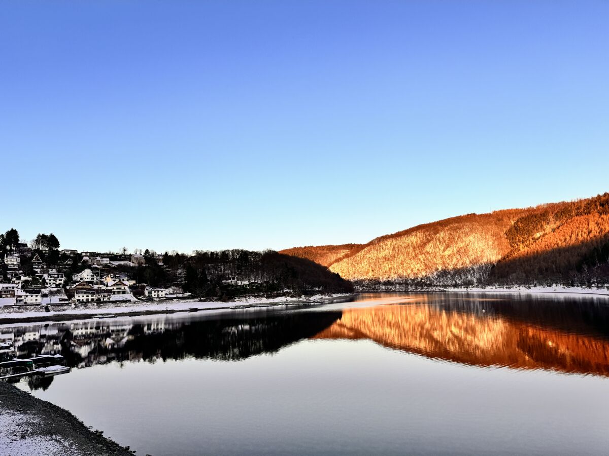 Winterpanorama - Blick vom Haus aus