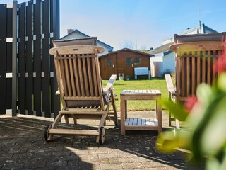 Chillen im Garten auf der Terrasse