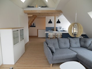 Blick in Richtung Galerie