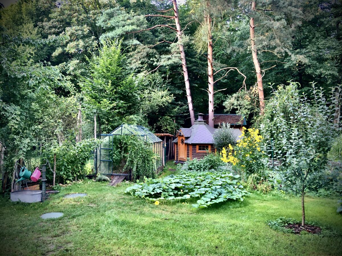 Gemüsegarten mit Sauna-Kota