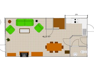 Maison de vacances Dangast Plan d'étage 18