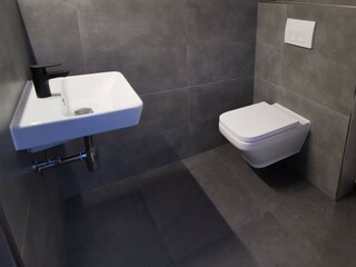 Zweite,große Toilette
