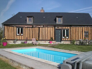 Maison de vacances Saint-Martin-de-Mailloc Enregistrement extérieur 10