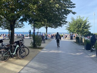 Strandstraße Richtung Seebrücke