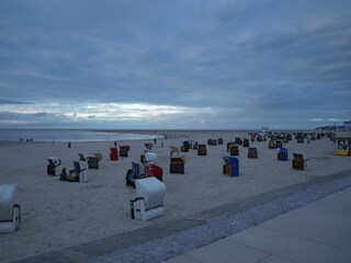 Abendstimmung am Hauptstrand