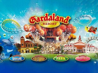 Gardaland parc, lake Garda
