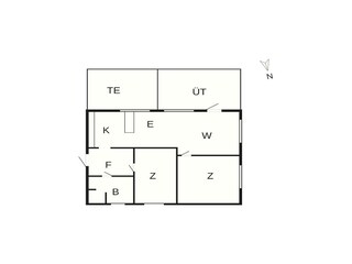 Casa per le vacanze Vaeggerløse Pianta del piano 3