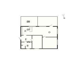 Ferienhaus Vaeggerløse Grundriss 2