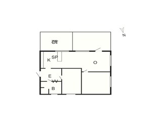 Holiday house Vaeggerløse Floor Plan 2