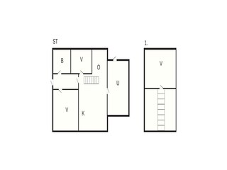 Vakantiehuis Vorupør Grondplan 32