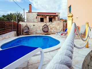 Vakantiehuis Maslenica Buitenaudio-opname 7