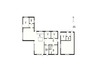 Maison de vacances Løkken Plan d'étage 36