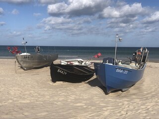 Fischerboote am Strand