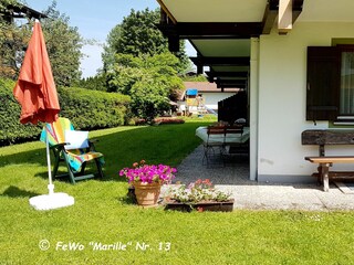 Sonne und Ruhe genießen