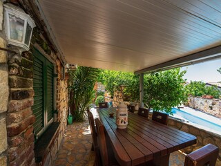 Vakantiehuis Maslenica Buitenaudio-opname 6