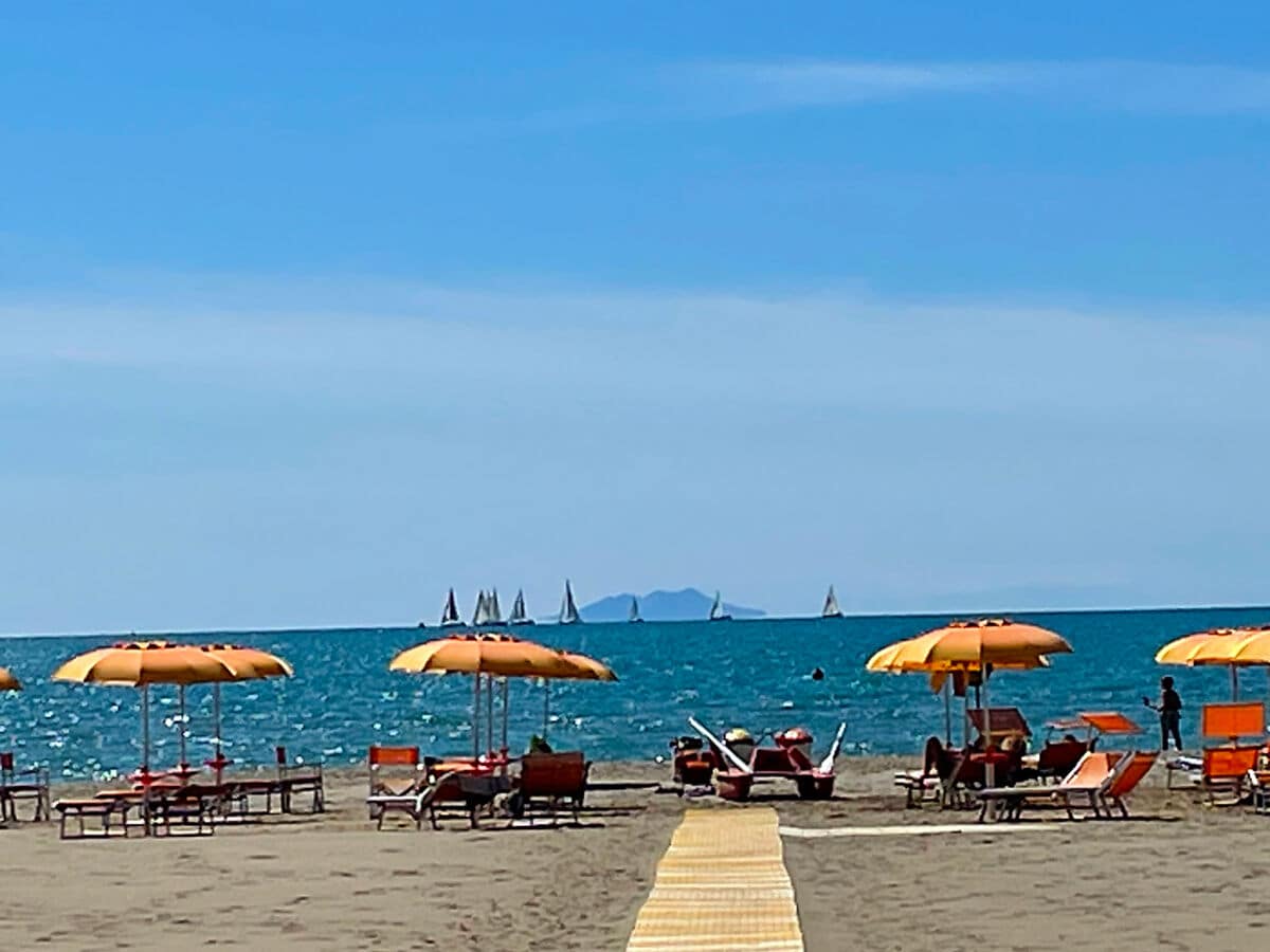 Der Sandstrand von Marina di Grosseto