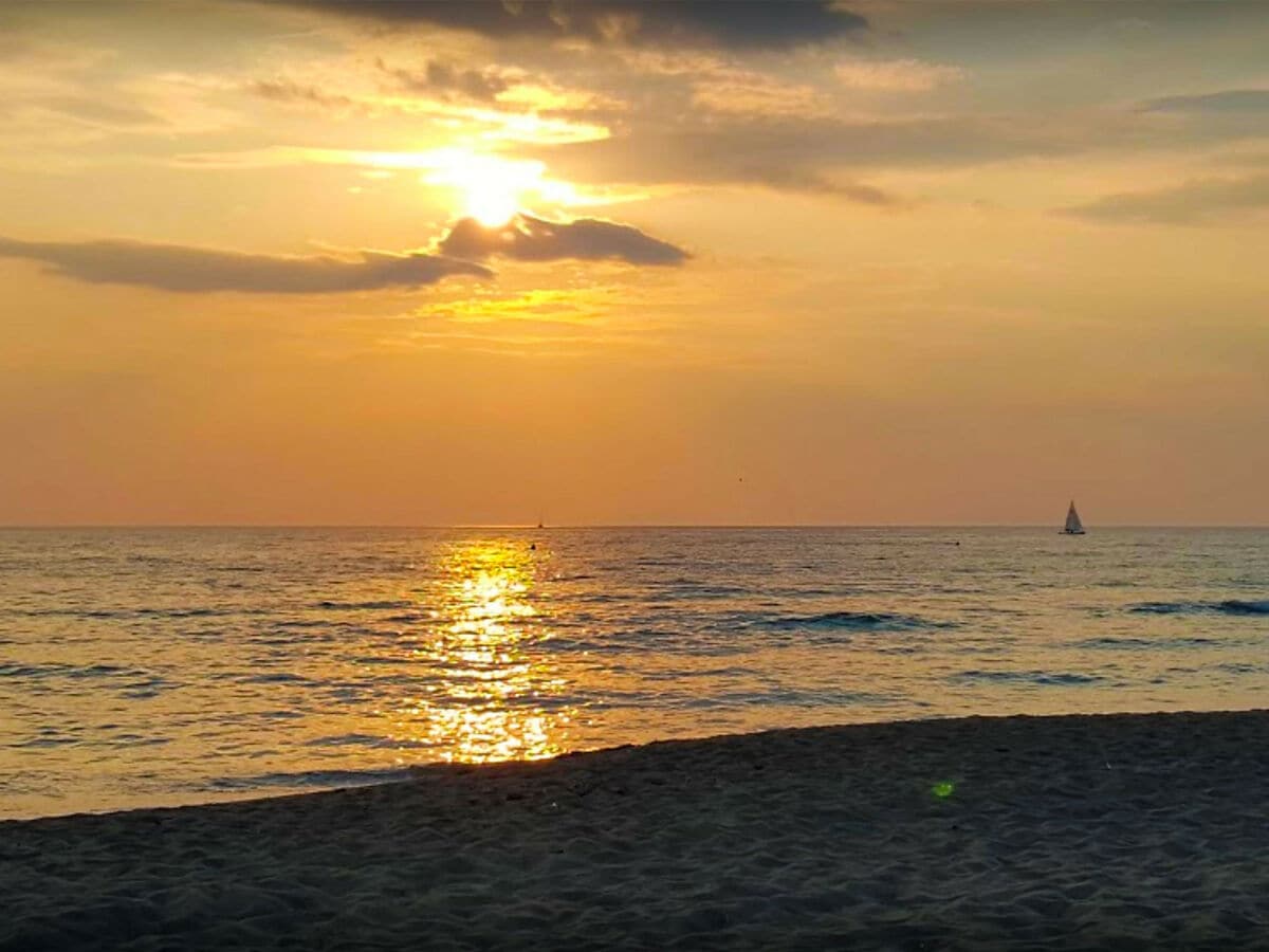 Sonnenuntergang über dem Meer