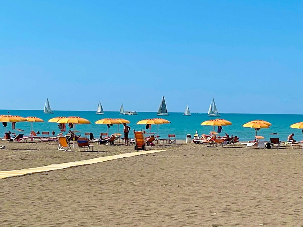 Der Strand in Marina di Grosseto