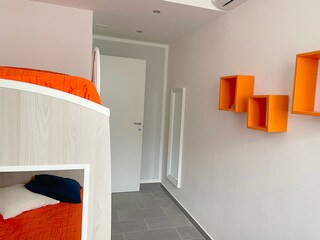 Room with bunk bed