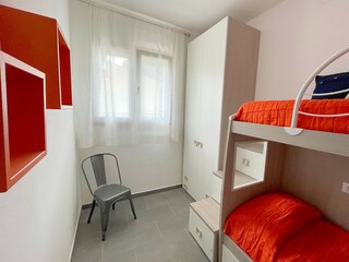 Room with bunk bed