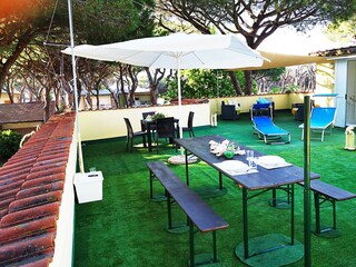 Die private Dachterrasse