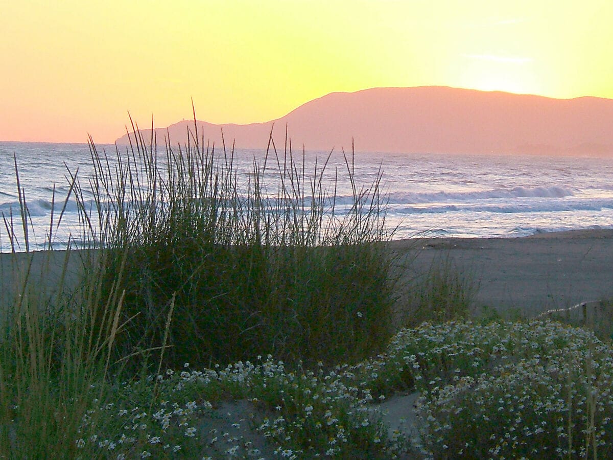 Sonnenuntergang am Strand von Marina di Grosseto