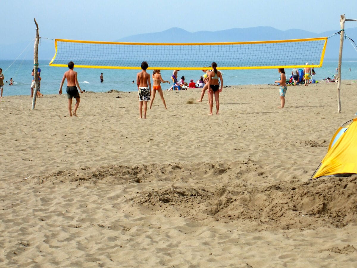 Der Sandstrand von Marina di Grosseto