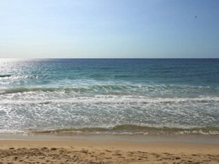 Strand direkt vor dem Haus