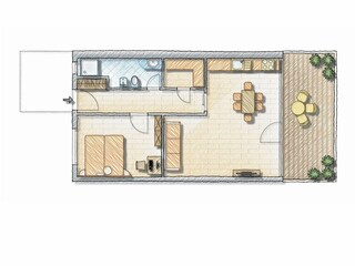 Vakantieappartement Natz Grondplan 32