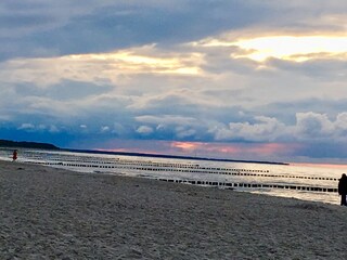 Kilometer langer Sandstrand