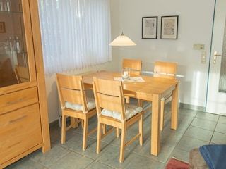 Der Essplatz im Wohnzimmer