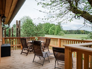 Blick auf Terrasse
