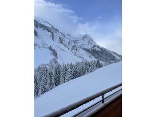 Blick vom Balkon