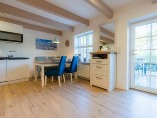 Essbereich im Wohnzimmer
