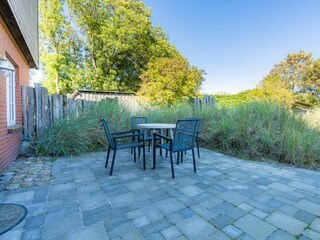 Terrasse mit Dünengras