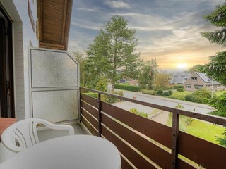 Balkon nach Nordosten