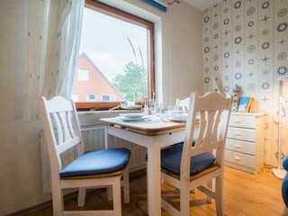 Essbereich im Wohnzimmer