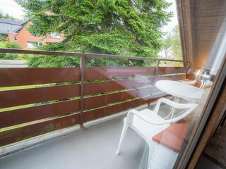 Balkon nach Nordosten