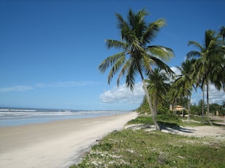 Strand vor dem Haus