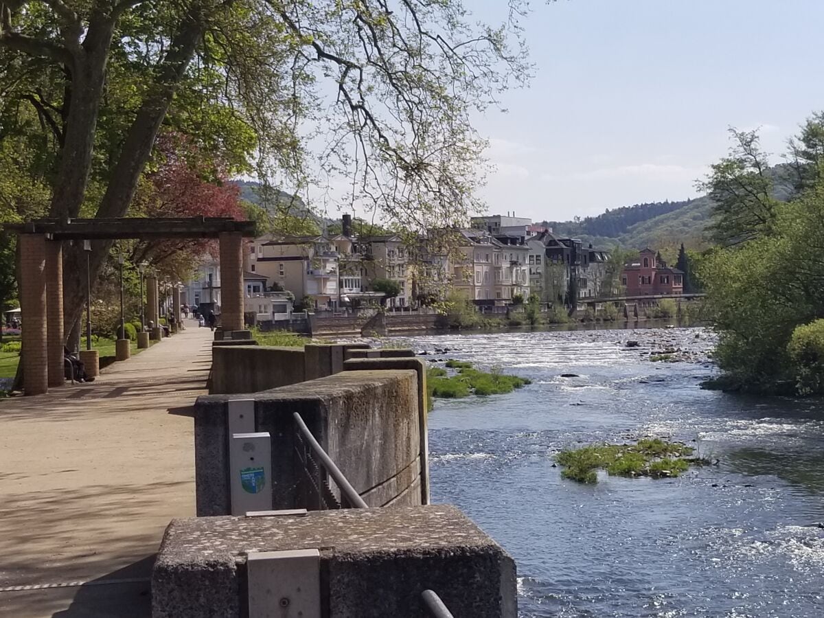 Kurpark gegenueber der Ferienwohnung